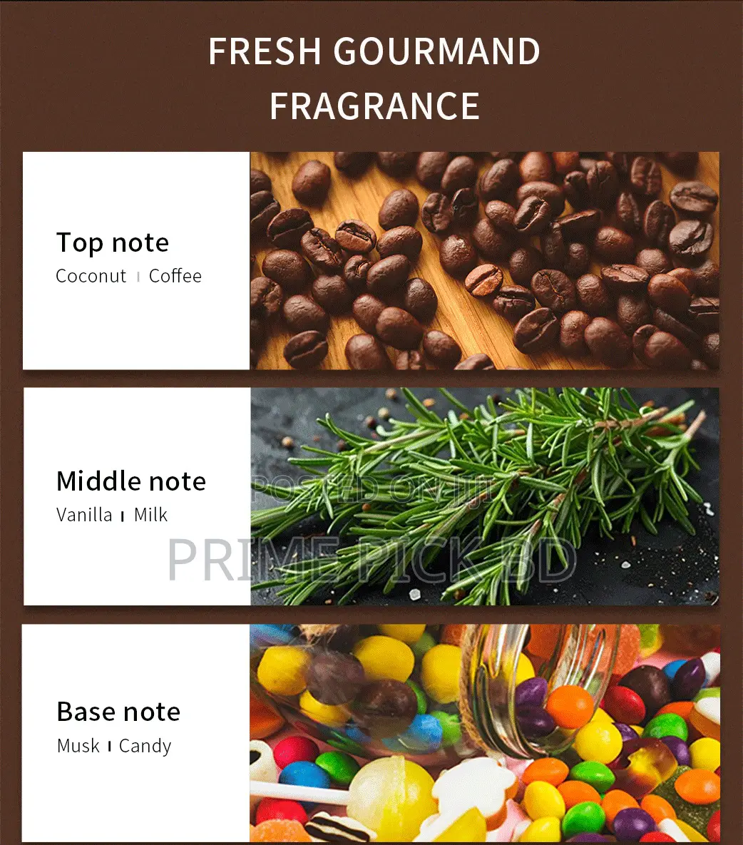 Vilily Men's Gourmet Perfume – Luxury Coffee Chocolate Fragrance