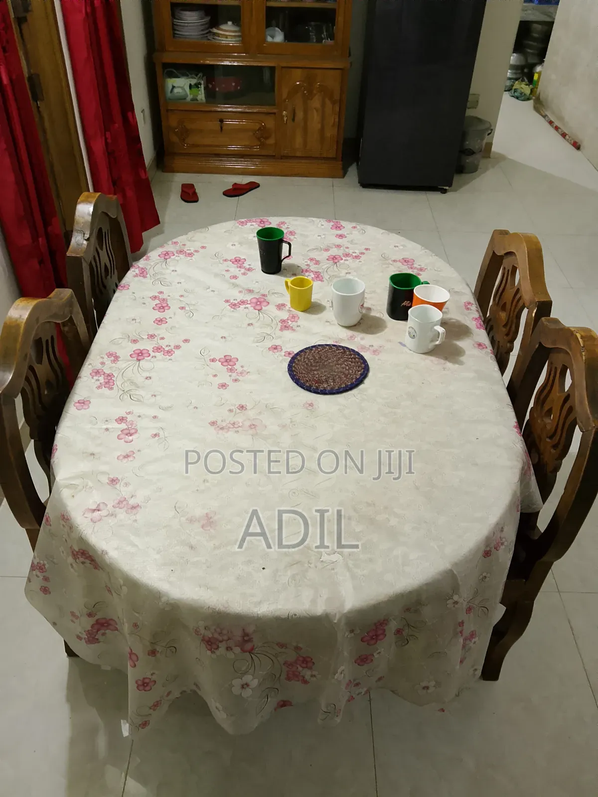 Teak Wood Dining Table Set (4 Chairs)