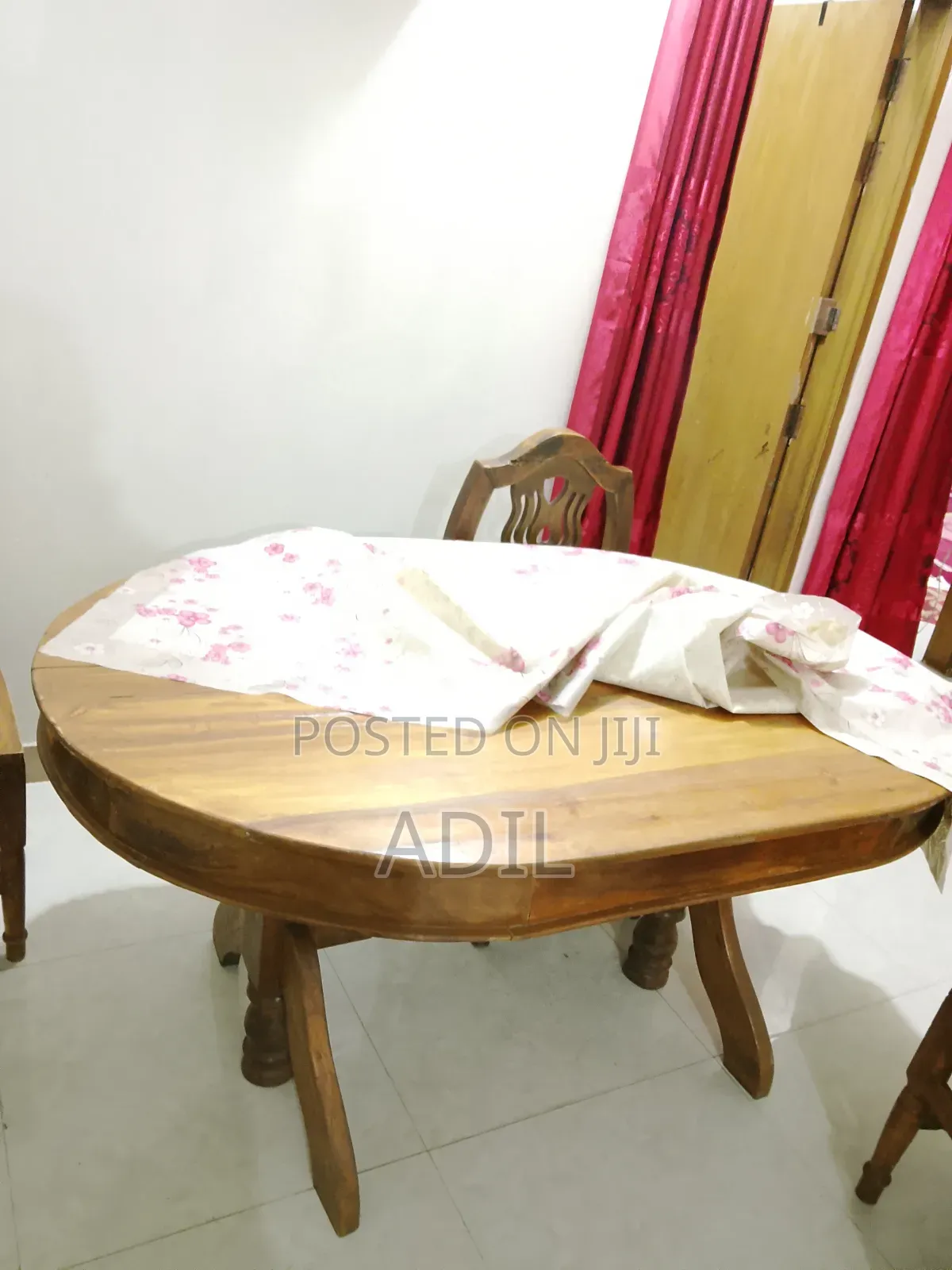 Teak Wood Dining Table Set (4 Chairs)