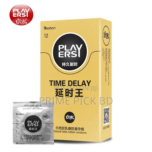 Players Delay Condom – Premium Latex Condoms With Delay Effect 12 Pack