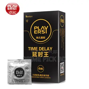 Players Delay Condom – Premium Latex Condoms With Delay Effect 12 Pack