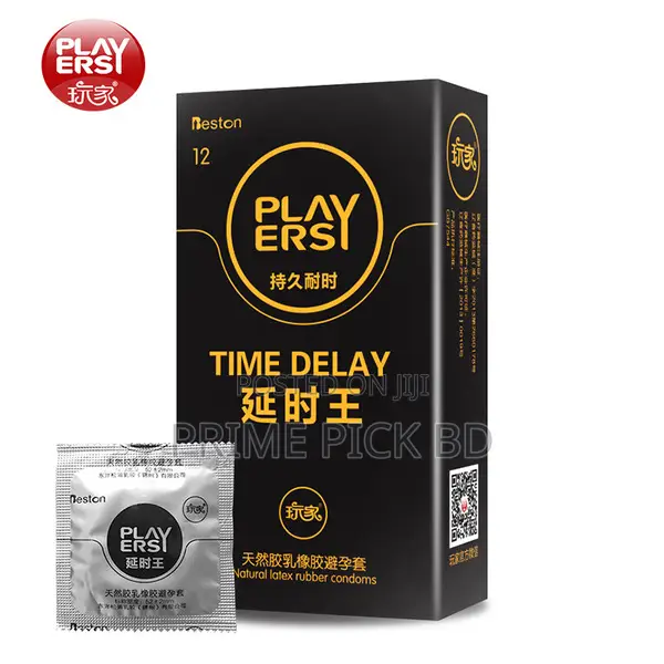 Players Delay Condom – Premium Latex Condoms With Delay Effect 12 Pack