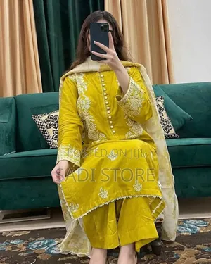 Rayon Cotton Three Piece