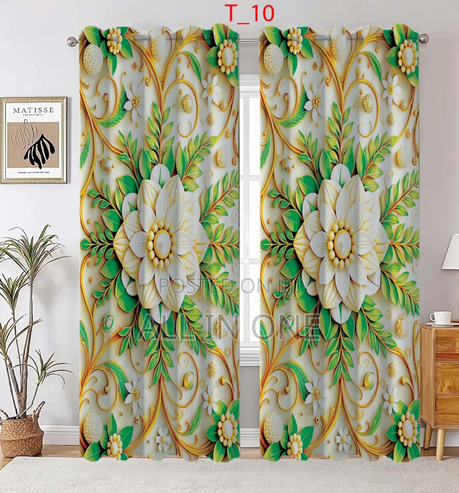 3D Print Premium Curtains (2 Piece)