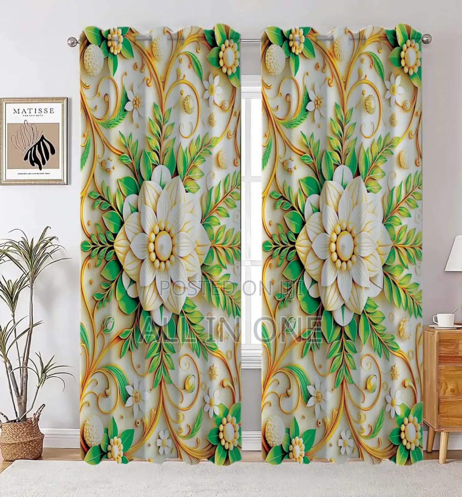 3D Print Premium Curtains (2 Piece)