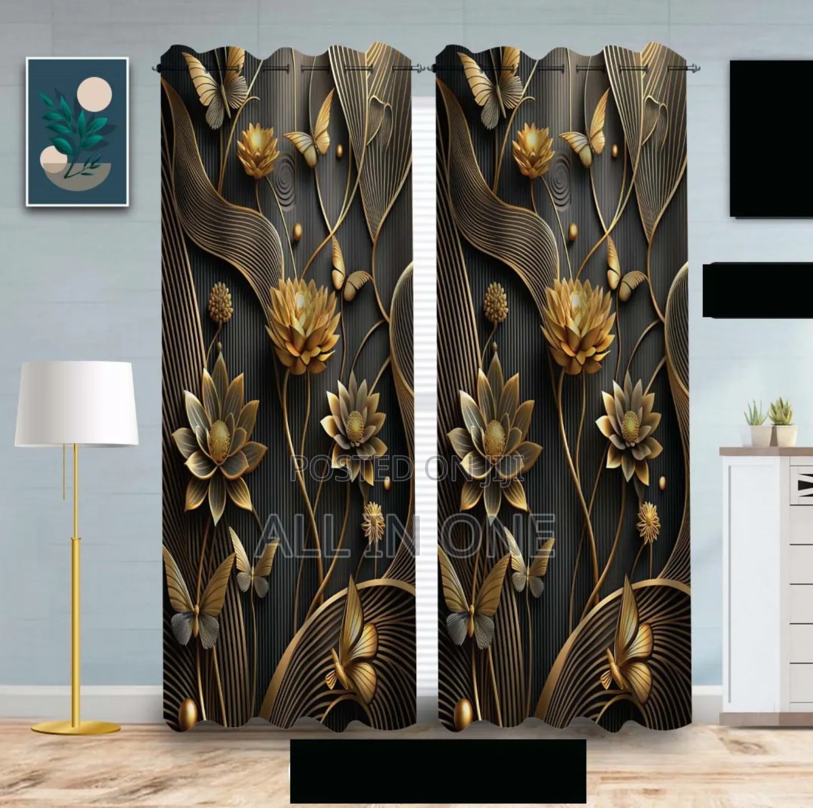 3D Print Premium Curtains (2 Piece)