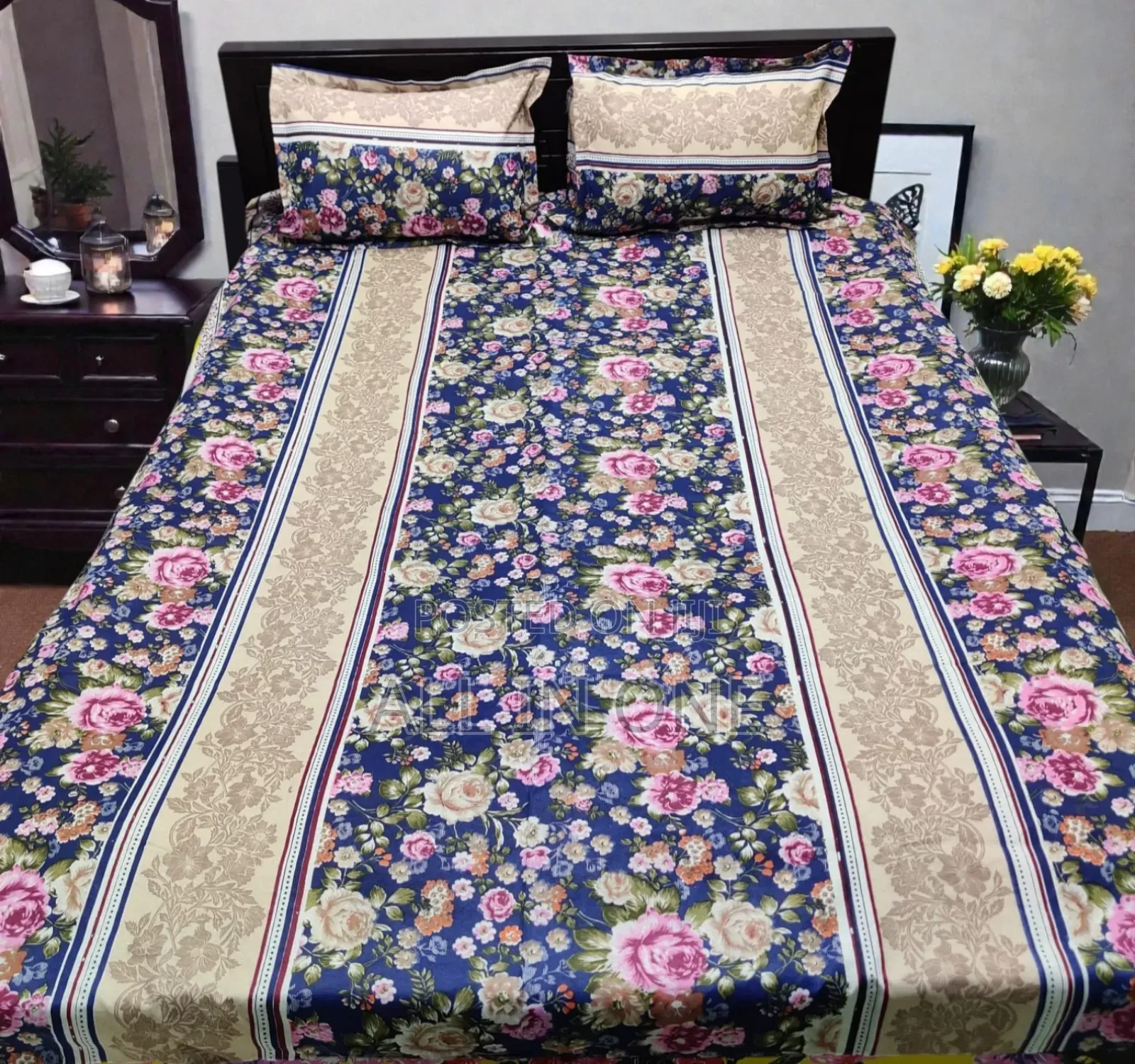 Panel Cotton Bed-Sheet