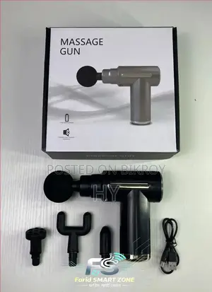 Mini Massage Gun (1500mAh) – Black
1500mAh Rechargeable Battery