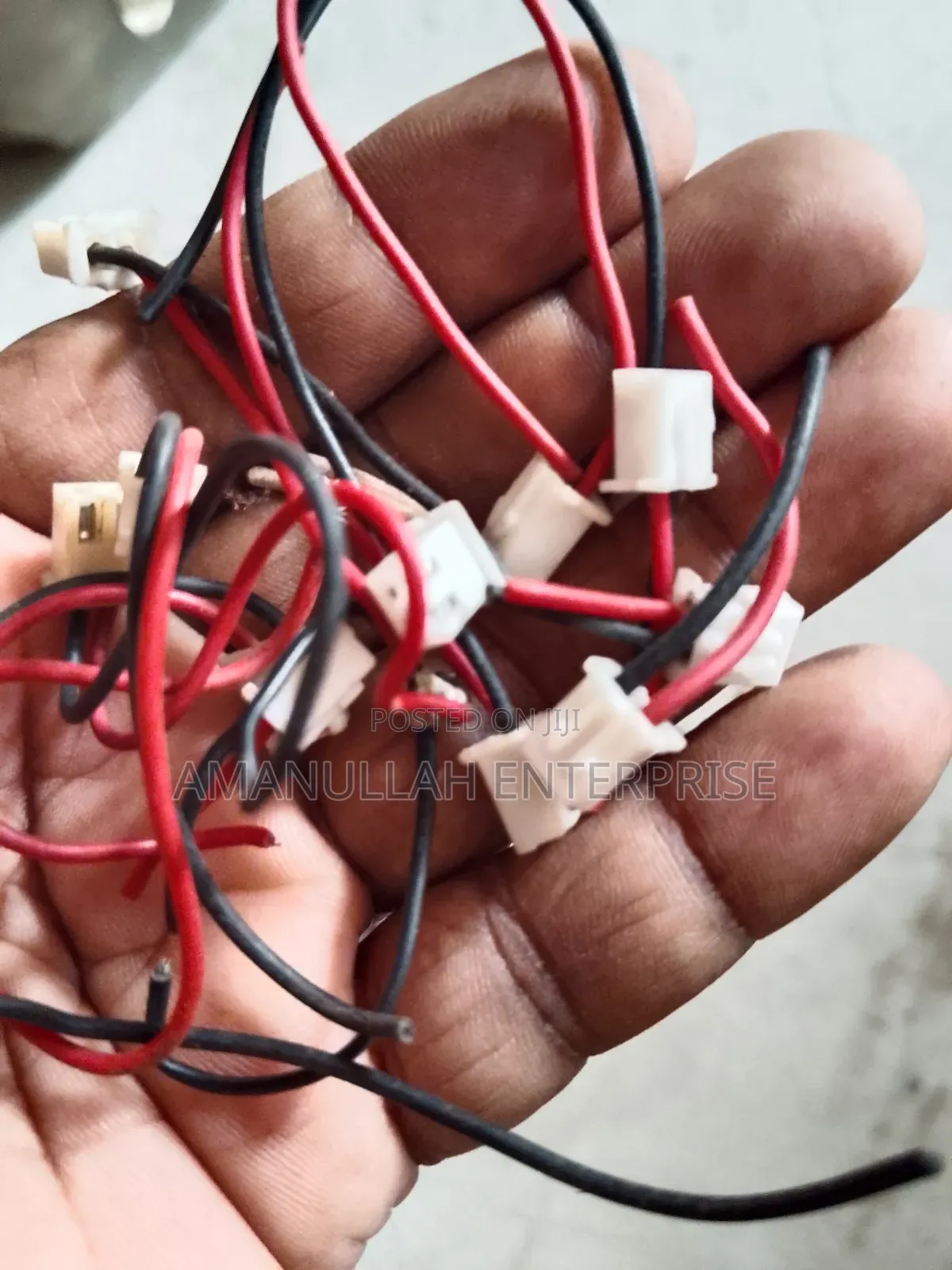 2-Pin JST Ph Female Connector Wire Cable (Red/Black) 16 PCS