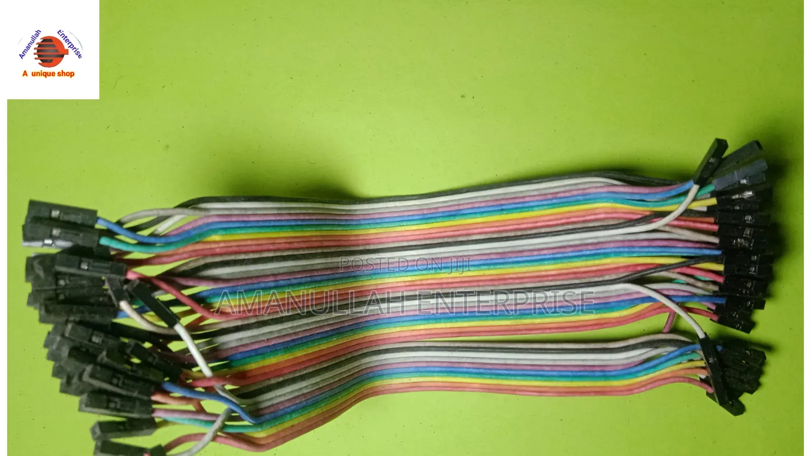 Male to Female Jumper Wire Ribbon Cable (16 Pcs)