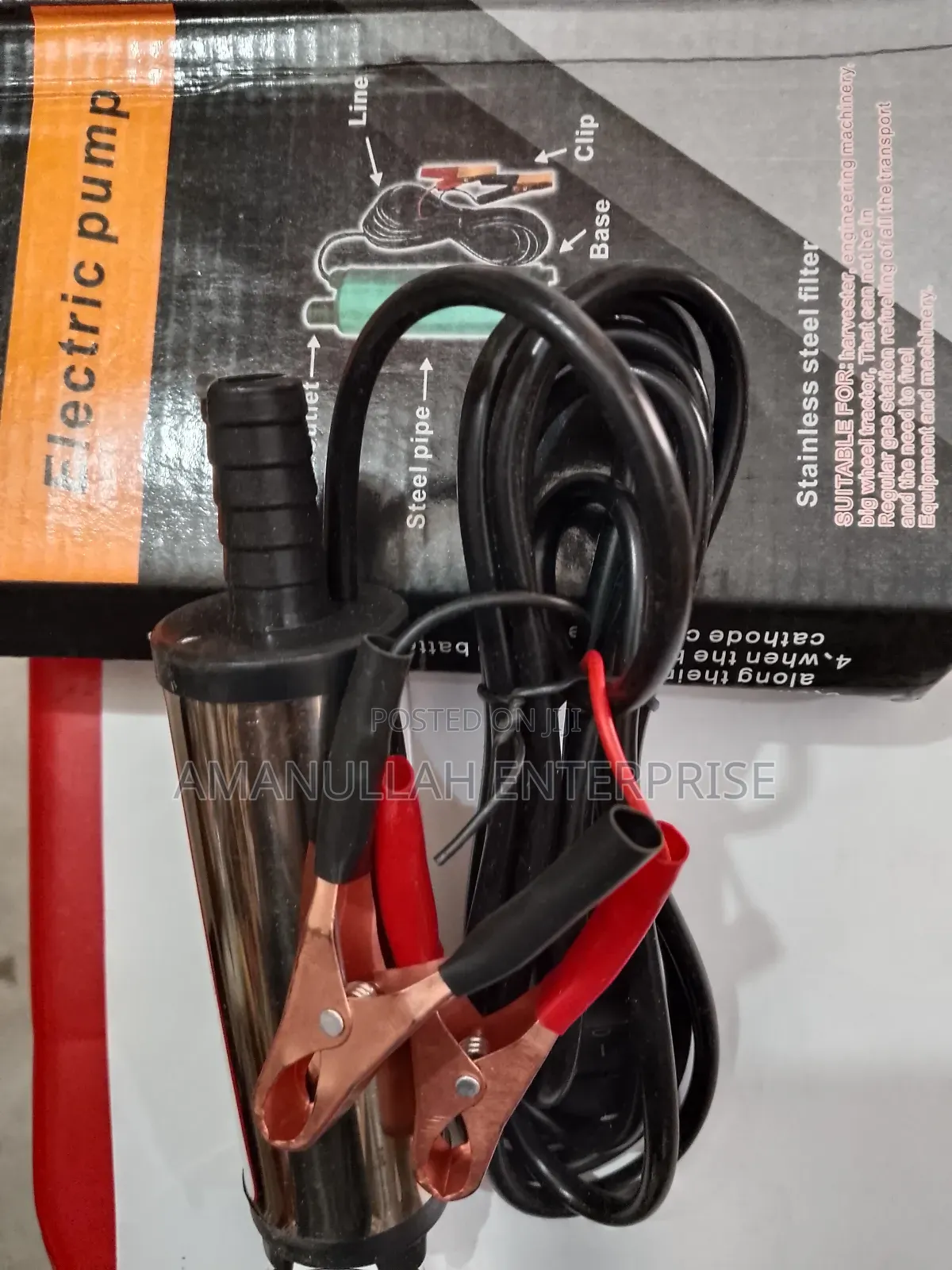 Portable 12v/24v Electric Fuel Transfer Pump | Submersible Diesel Pump