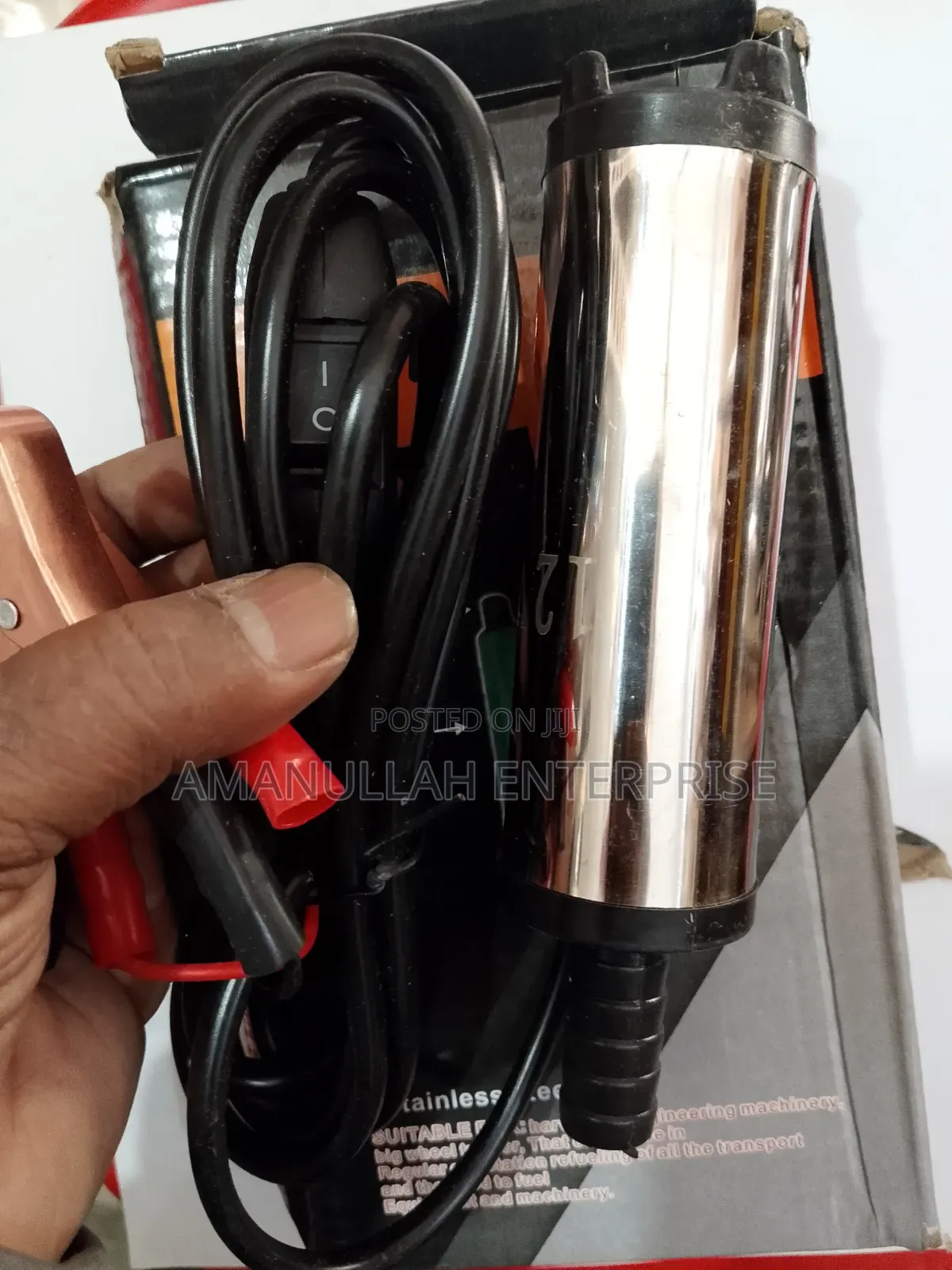 Portable 12v/24v Electric Fuel Transfer Pump | Submersible Diesel Pump