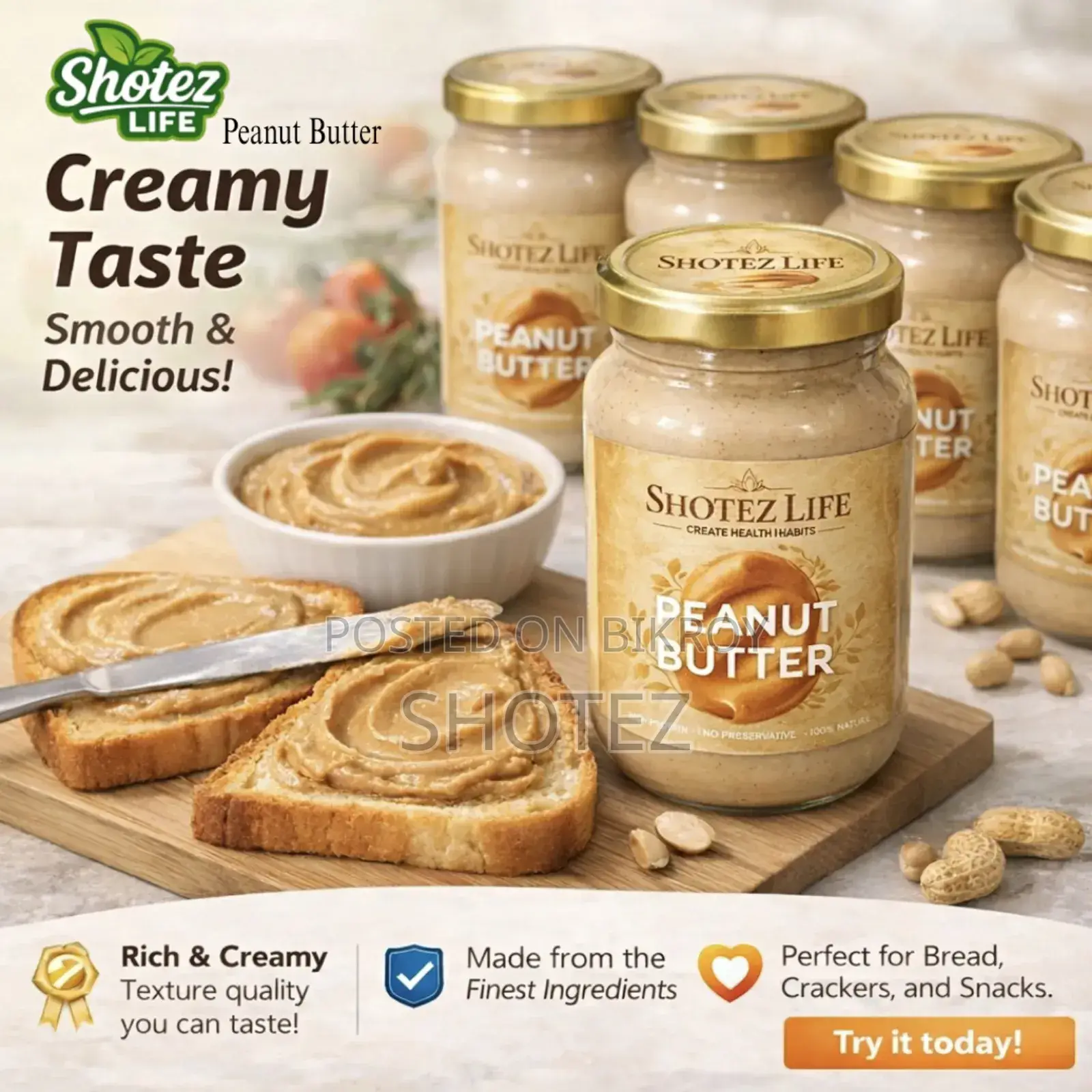 Classic Peanut Butter – Healthy Energy Every Day!