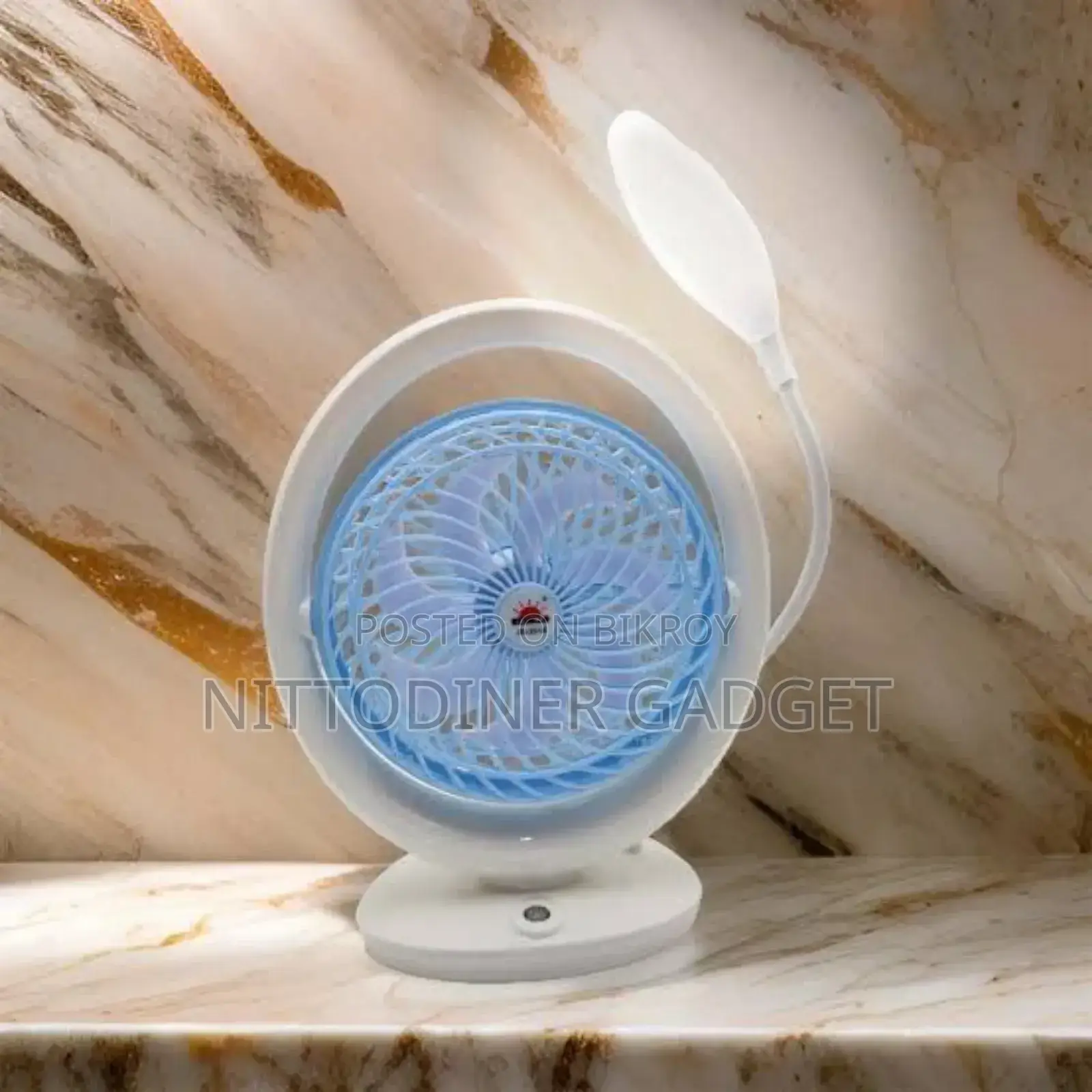 Jr 2018 Mini Portable Fan With Led Light