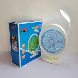 Jr 2018 Mini Portable Fan With Led Light