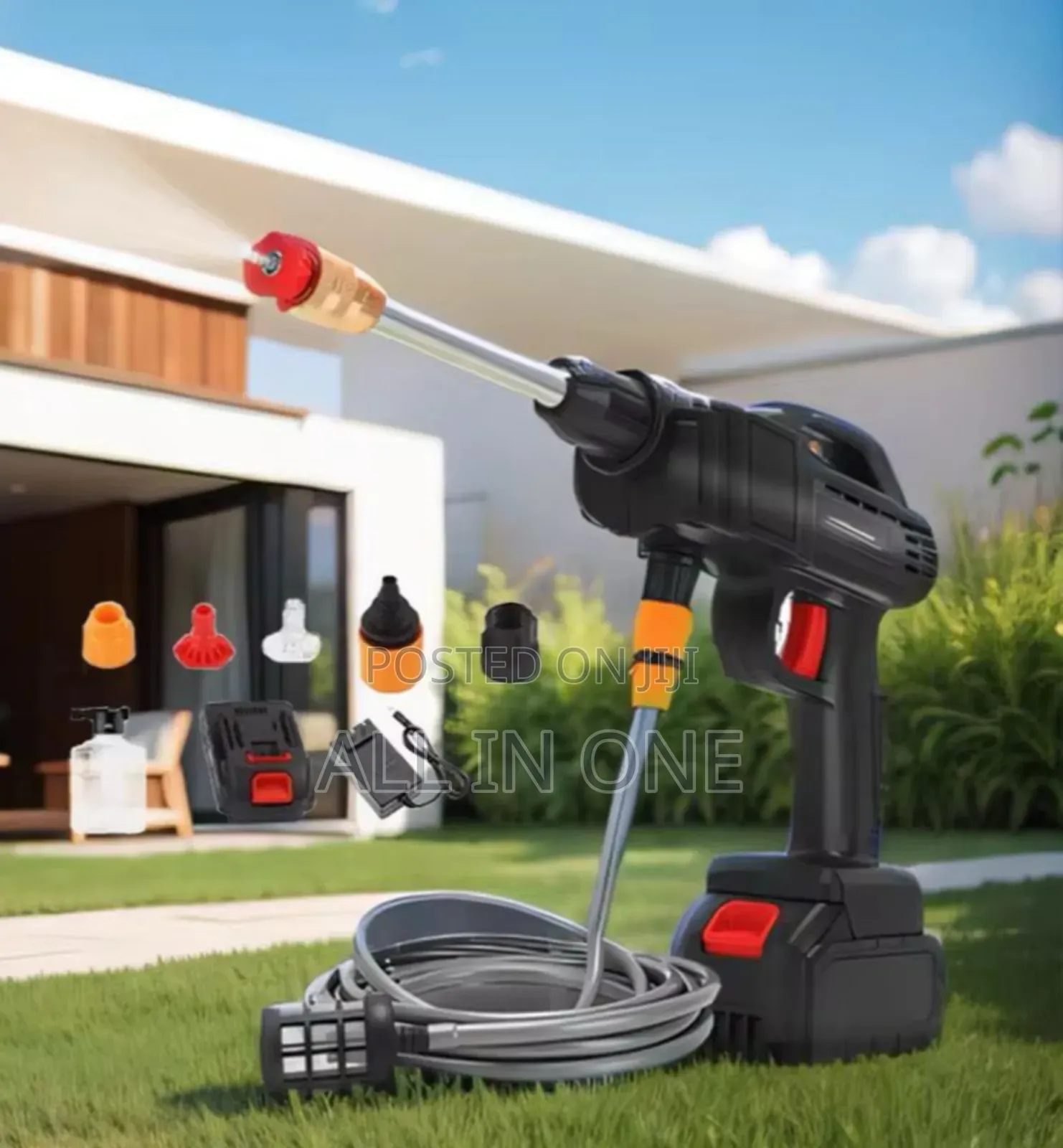 High Power Car Washing Gun Wireless Rechargeable Portable