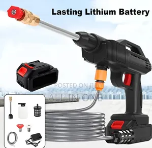 High Power Car Washing Gun Wireless Rechargeable Portable