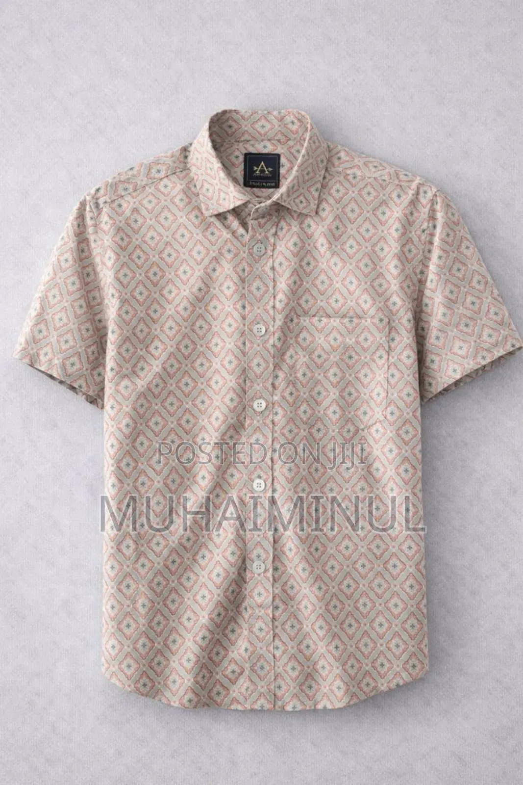 Men's Half Sleeve Shirt 
Original Export Quality 
Premium Fabrics