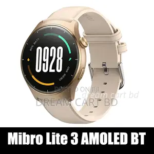 Mibro Lite 3 Amoled Bt Calling Smart Watch – Gold