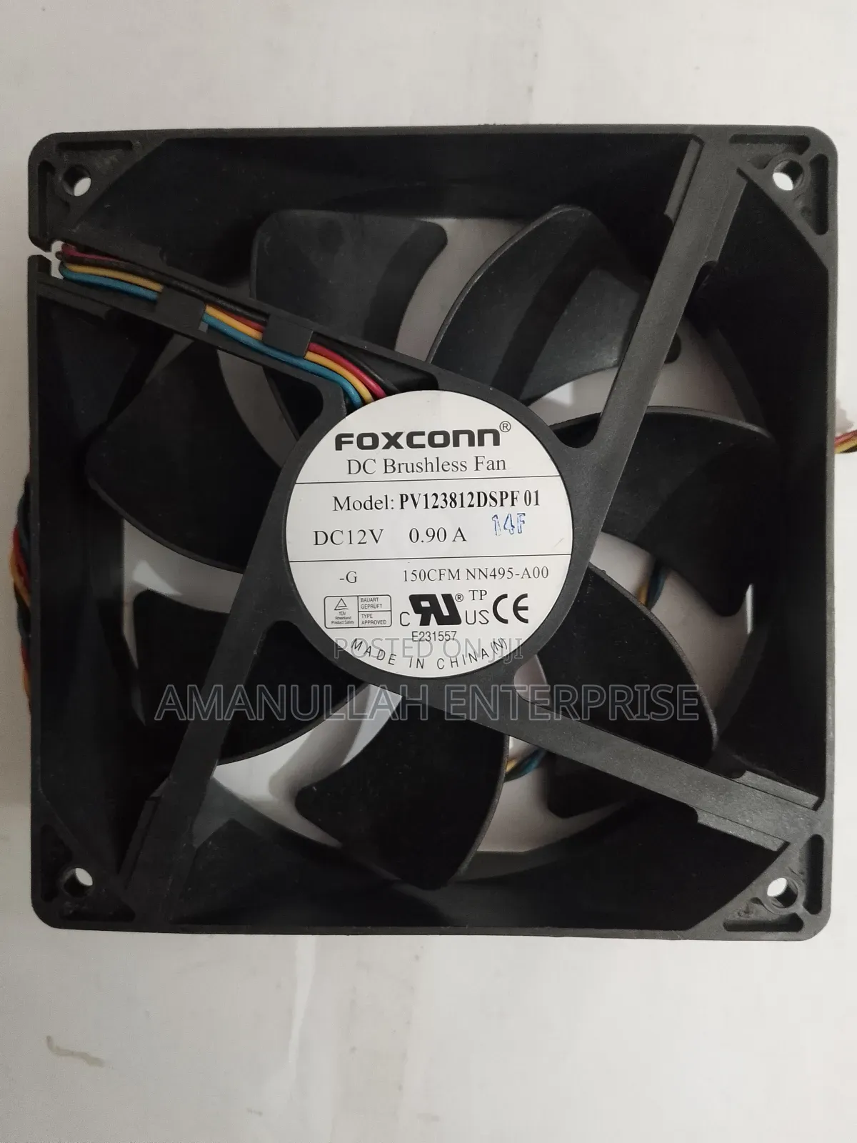 High Speed Brushless Cooling Fan (150cfm).