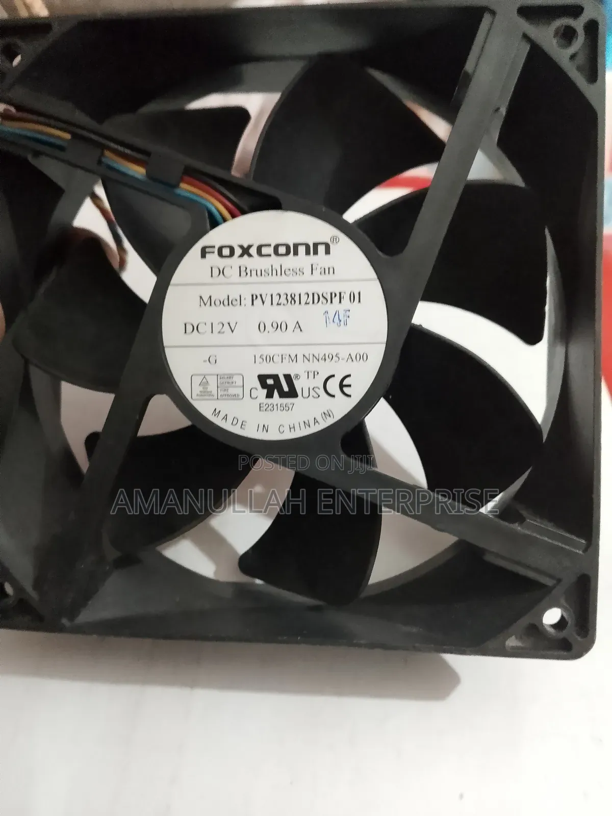 High Speed Brushless Cooling Fan (150cfm).