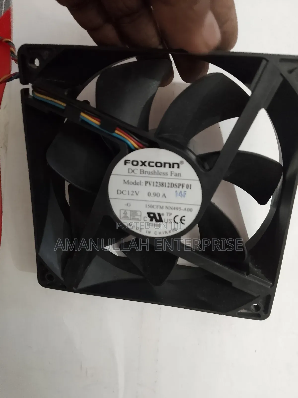 High Speed Brushless Cooling Fan (150cfm).
