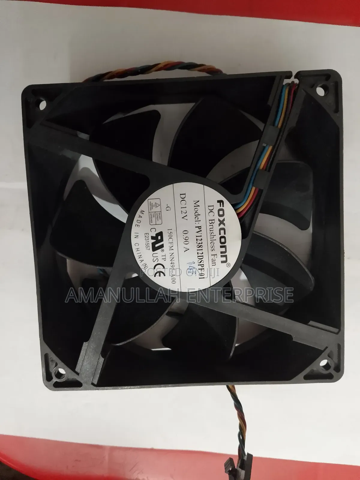 High Speed Brushless Cooling Fan (150cfm).