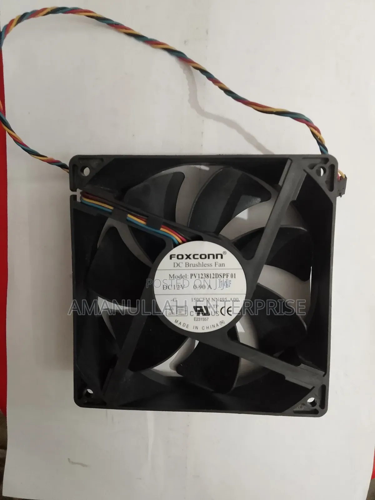 High Speed Brushless Cooling Fan (150cfm).