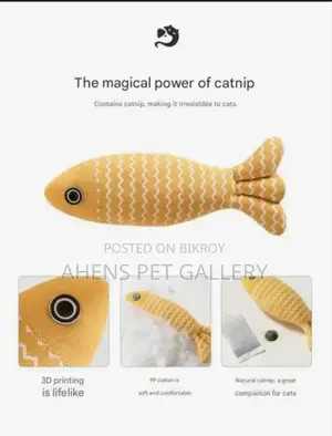 Fish Shaped Catnip Toy