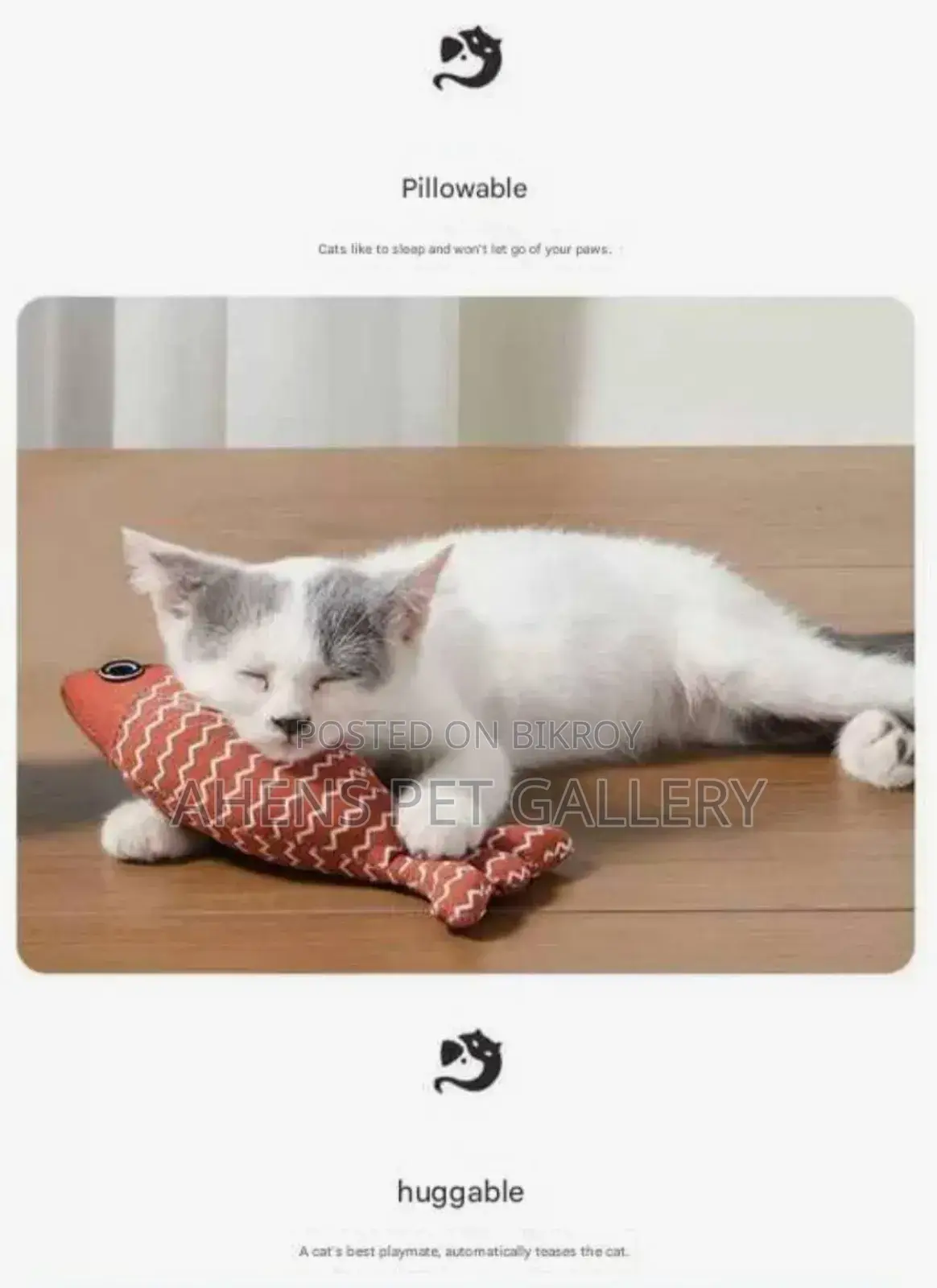 Fish Shaped Catnip Toy