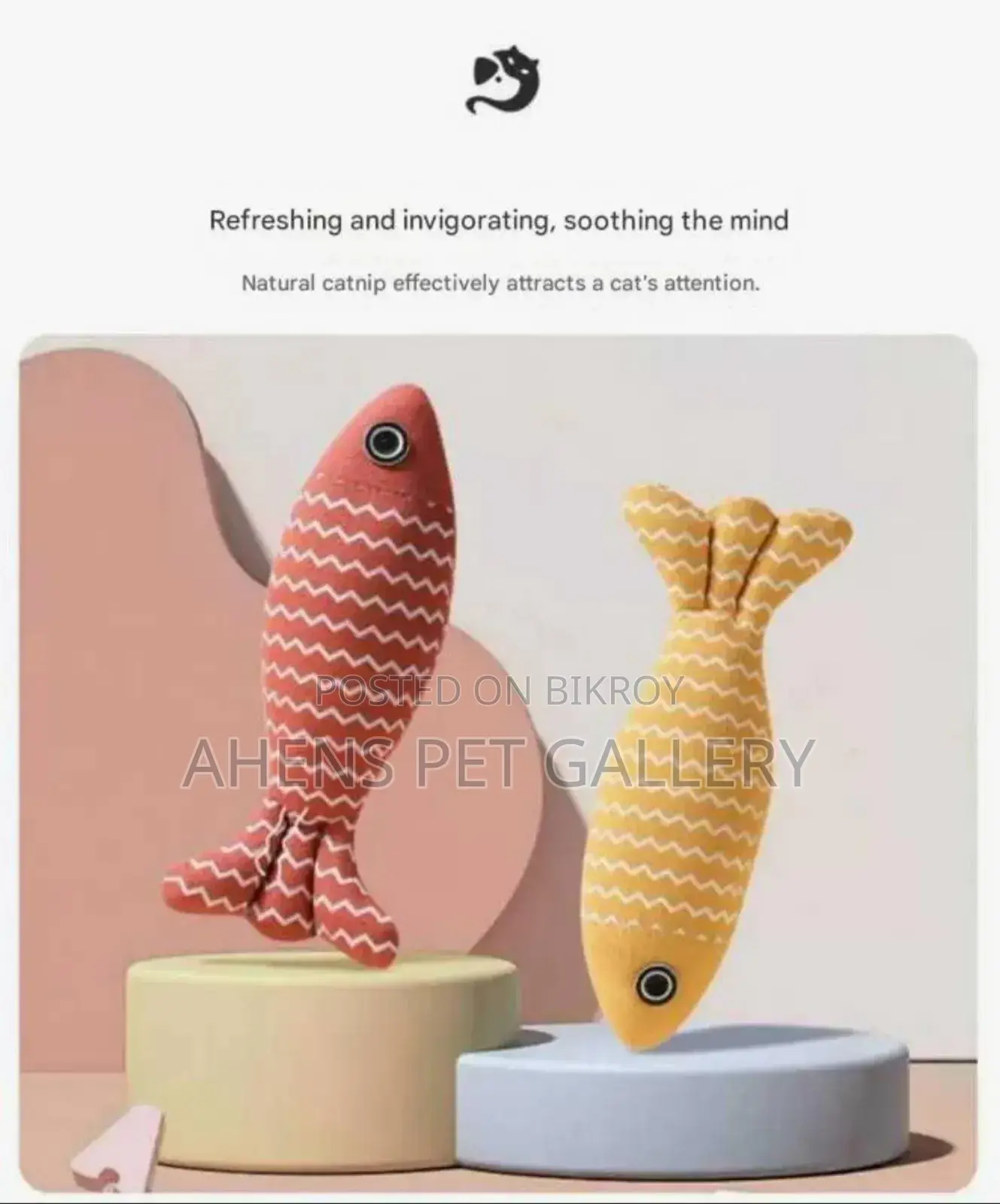 Fish Shaped Catnip Toy