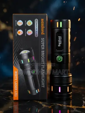 Sanford High Power Super Bright Flashlight – 30000mah