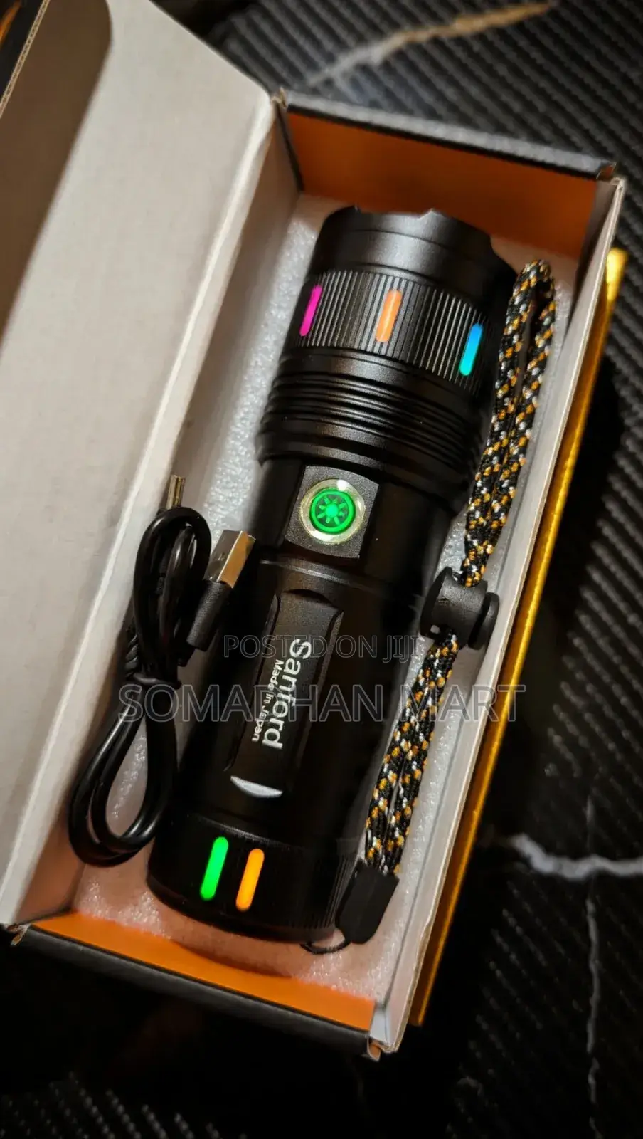 Sanford High Power Super Bright Flashlight – 30000mah