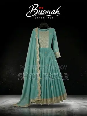 Ready-made Georgette Embroidery Party Dress