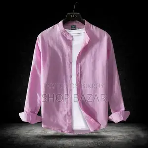 Premium Stylish Band Collar Shirt