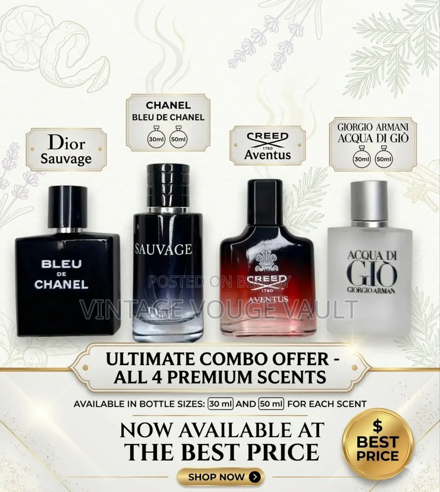 Perfume - 4 Best Combo