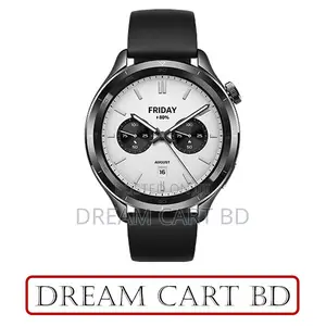 Xiaomi S4 BT Calling 1.43 Inch AMOLED 5ATM GPS Smart Watch - Black