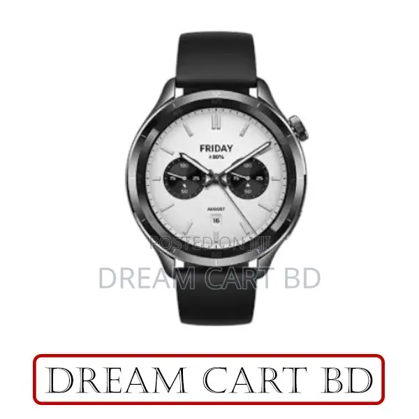 Xiaomi S4 BT Calling 1.43 Inch AMOLED 5ATM GPS Smart Watch - Black