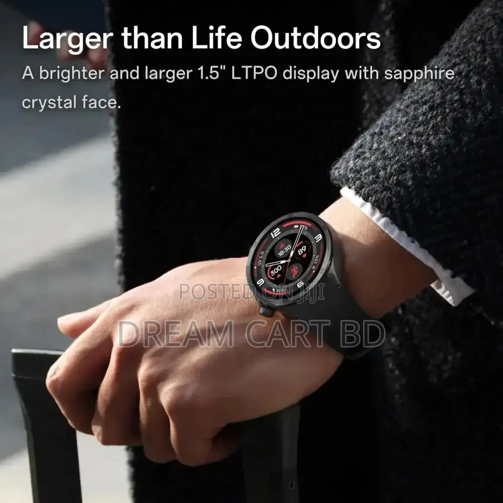 OnePlus Watch 3 – 1.5” AMOLED, BT Calling, GPS, 32GB/2GB – Obsidian