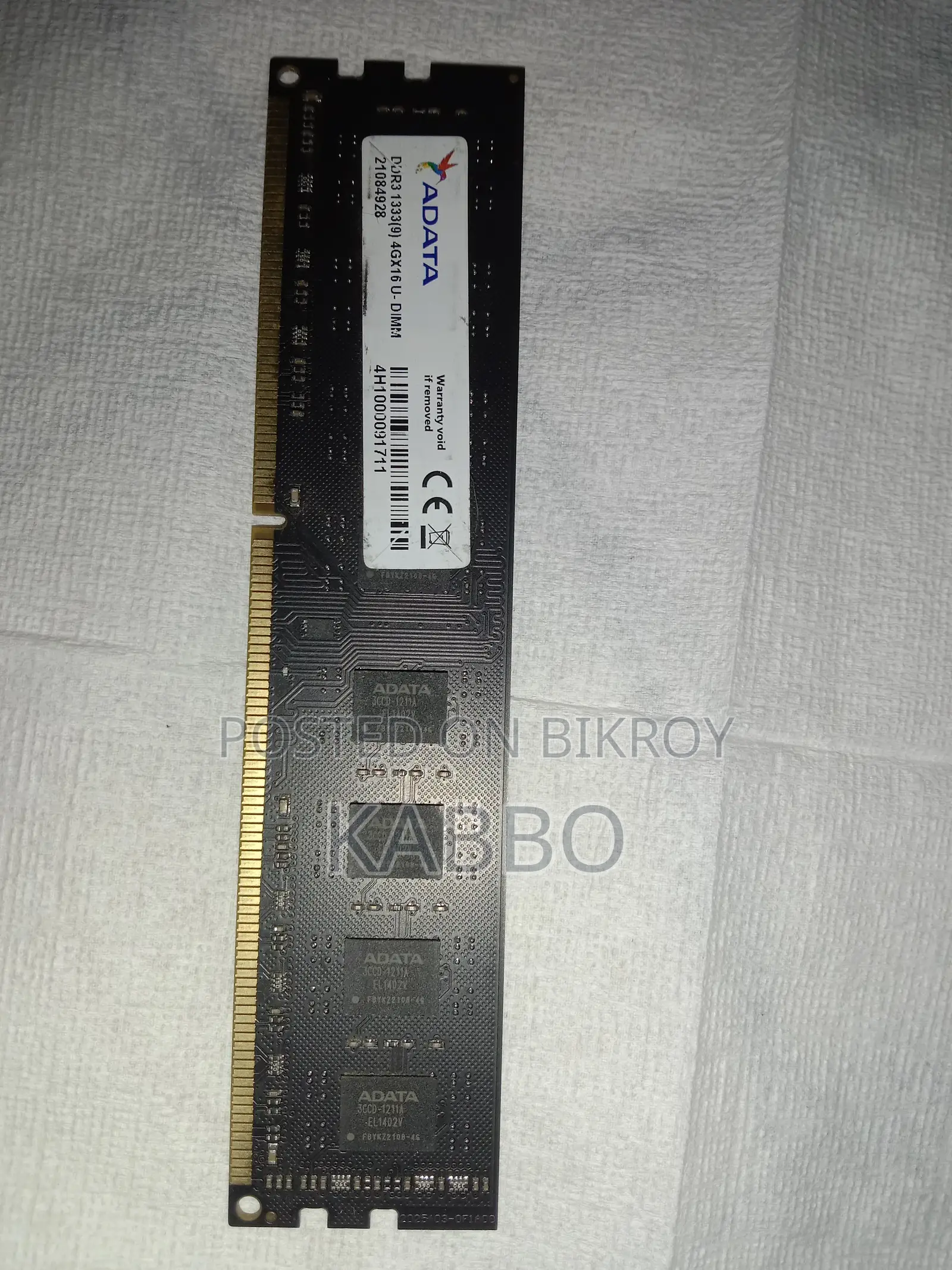 12GB (3×4) RAM for Sale