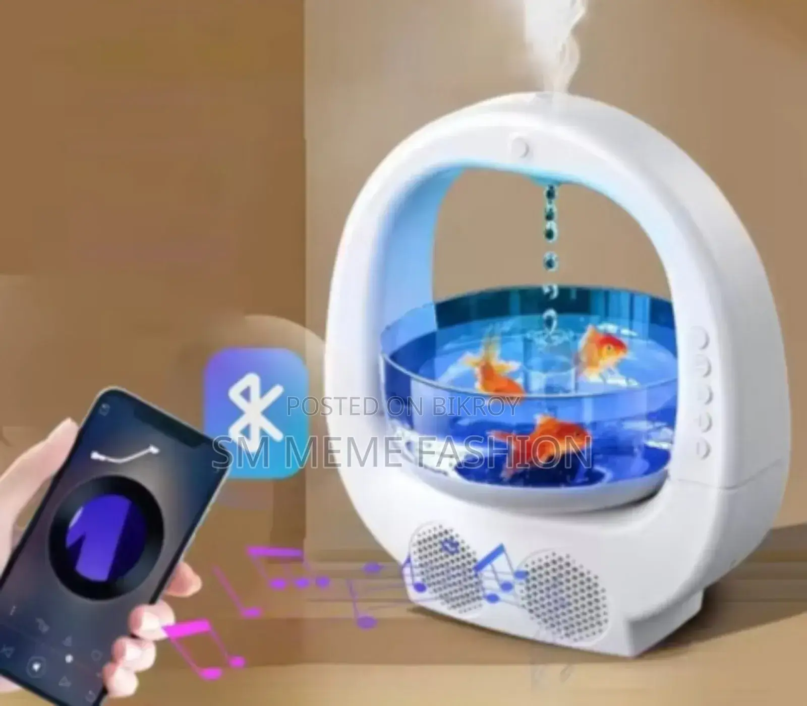 Anti-Gravity Humidifier, Humidifier With Water Drops, Bluetooth
