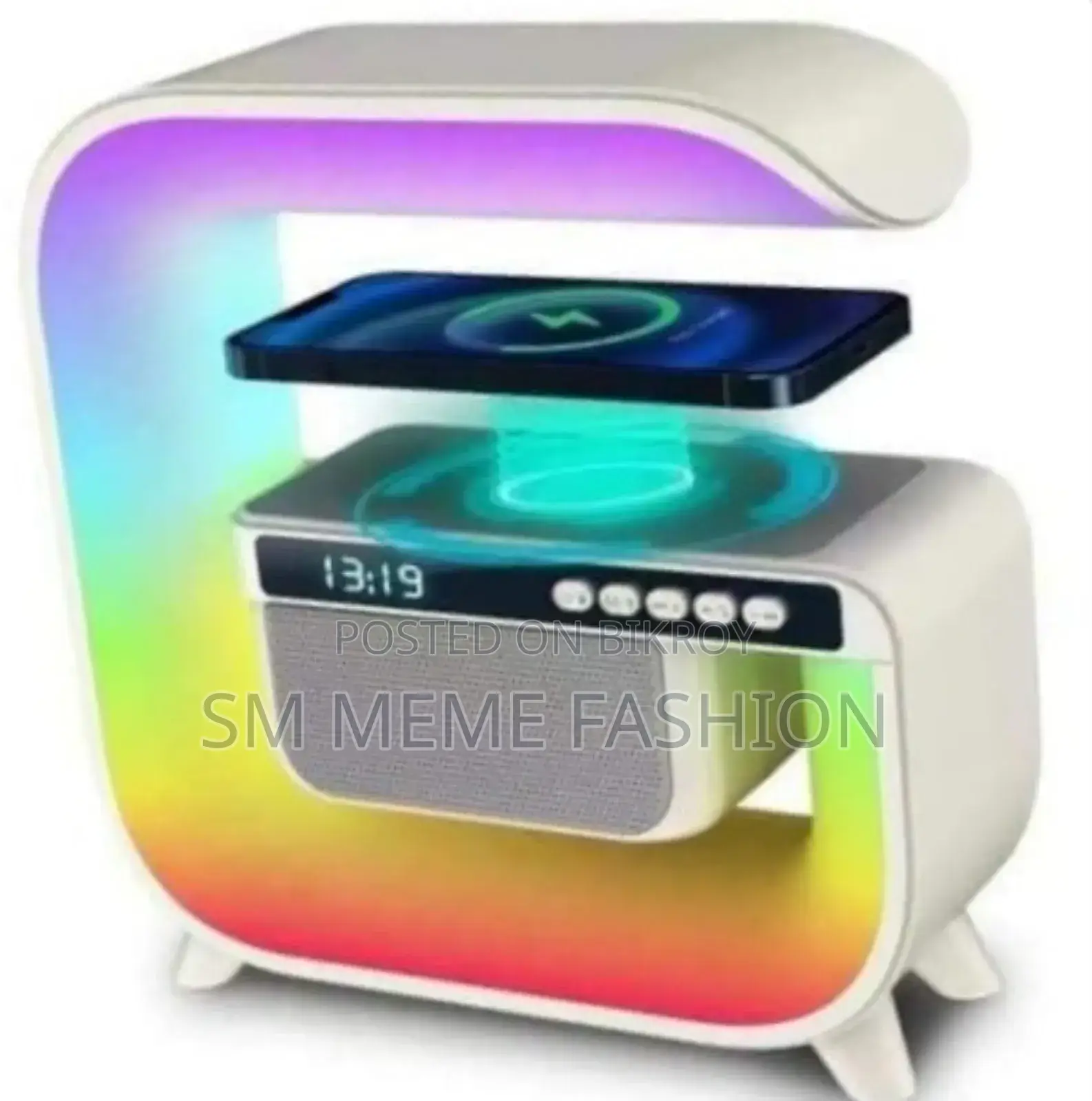 G30 Atmosphere RGB Light Bluetooth Speaker With Wireless Charging