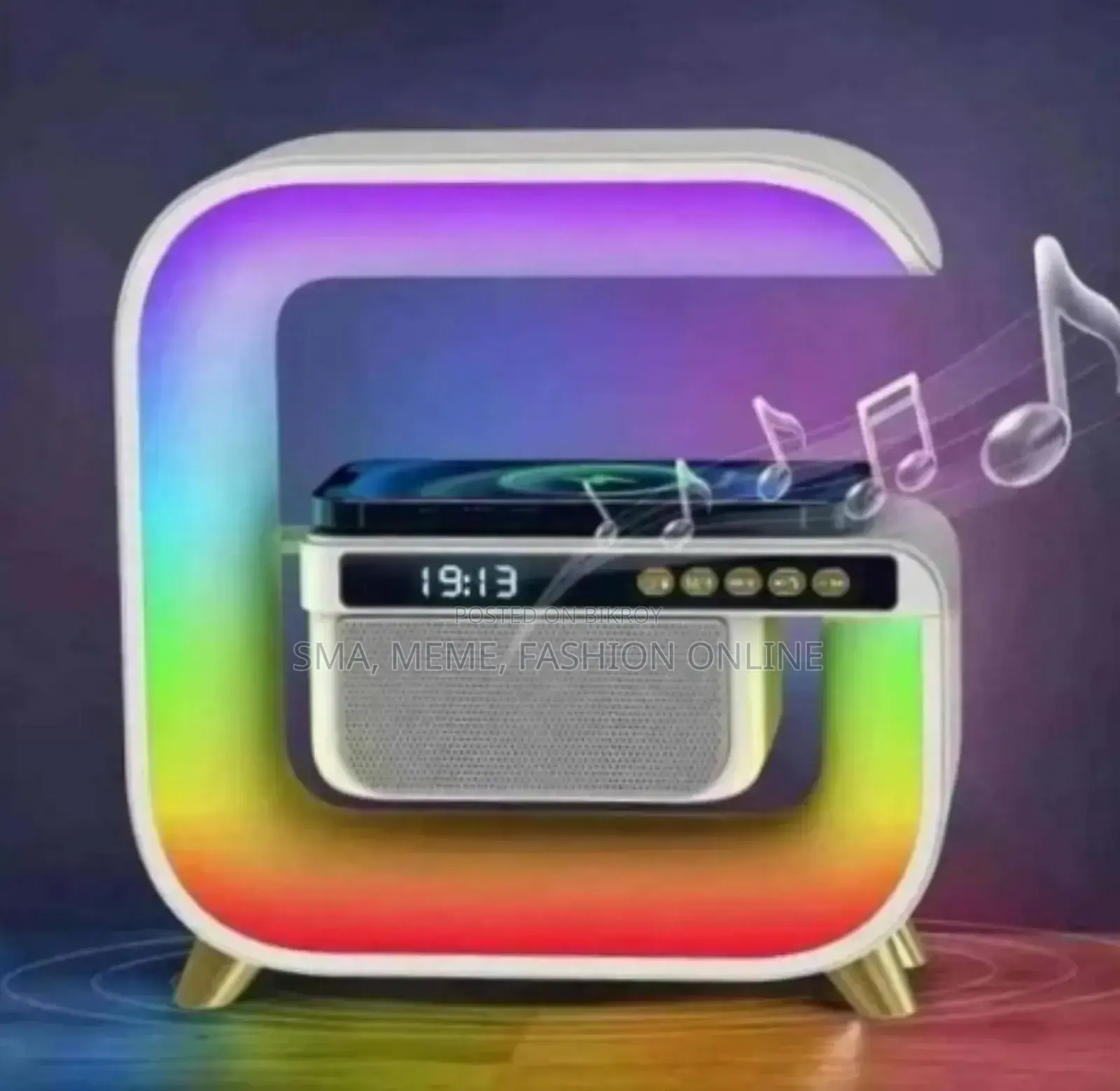 G30 Atmosphere RGB Light Bluetooth Speaker With Wireless Charging