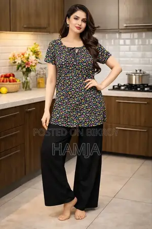 Ladies Super Soft Viscose Fabric T Shirt and Plazzo Set