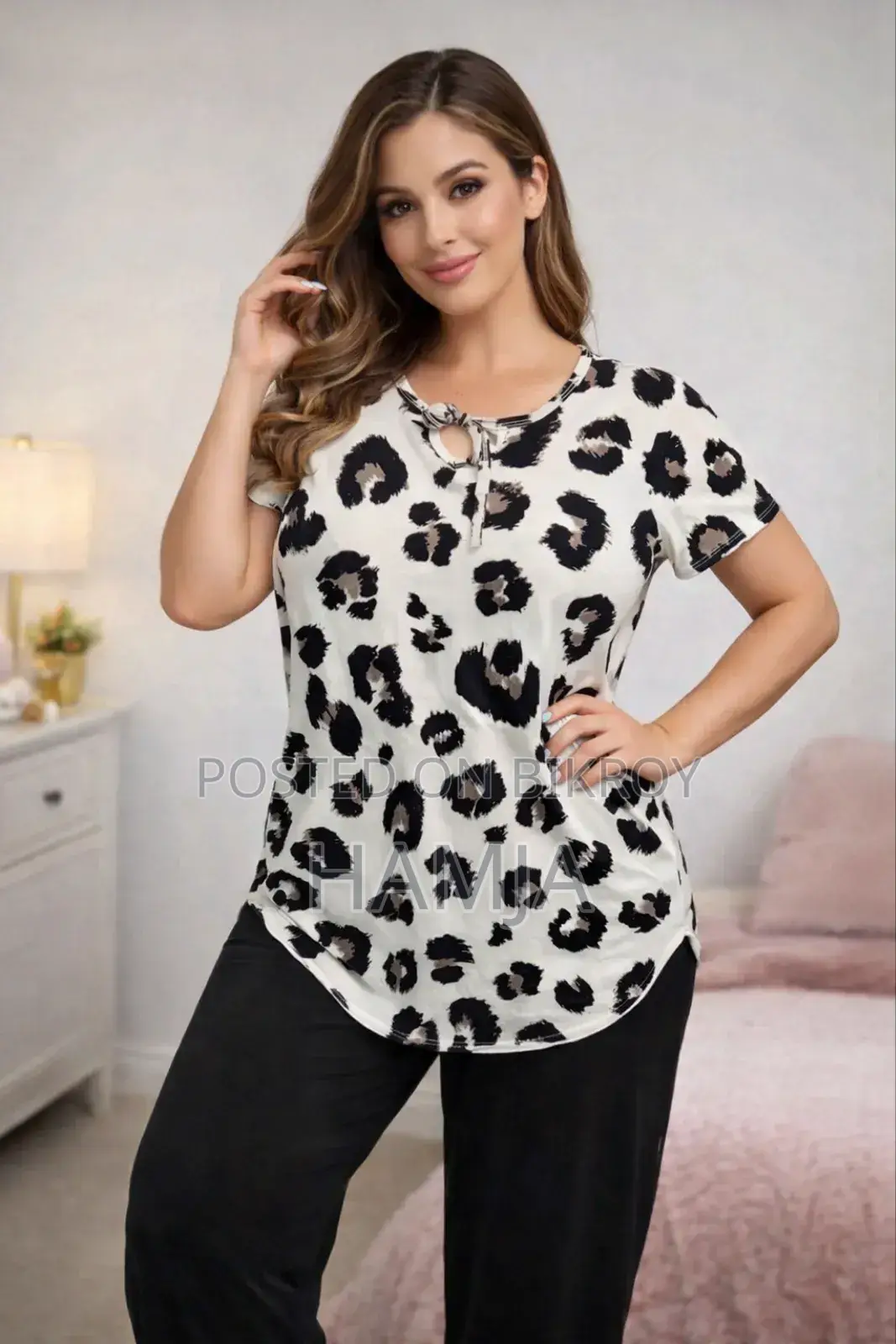 Ladies Super Soft Viscose Fabric T Shirt and Plazzo Set