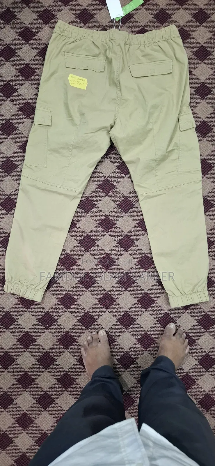Mens Long Cargo Joggers Pant