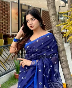 Chanderi Silk Saree With Blouse Piece
