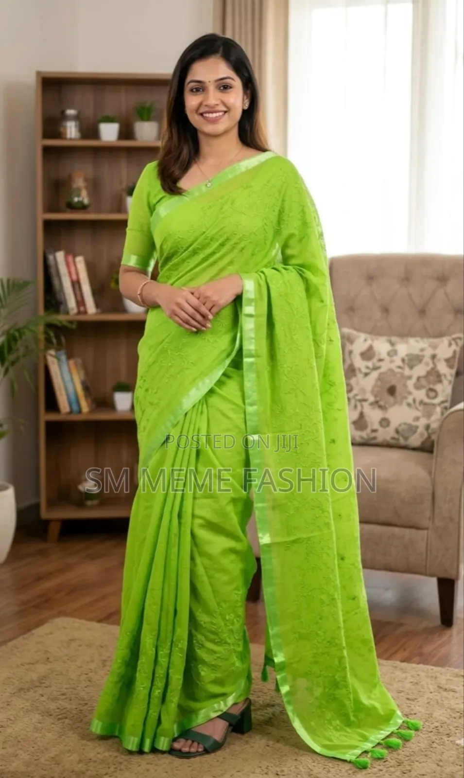 Embroidery Premium Half Silk Saree