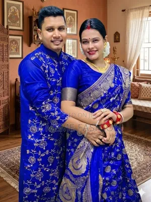 Saree Panjabi Couple Dress With Blouse Piece