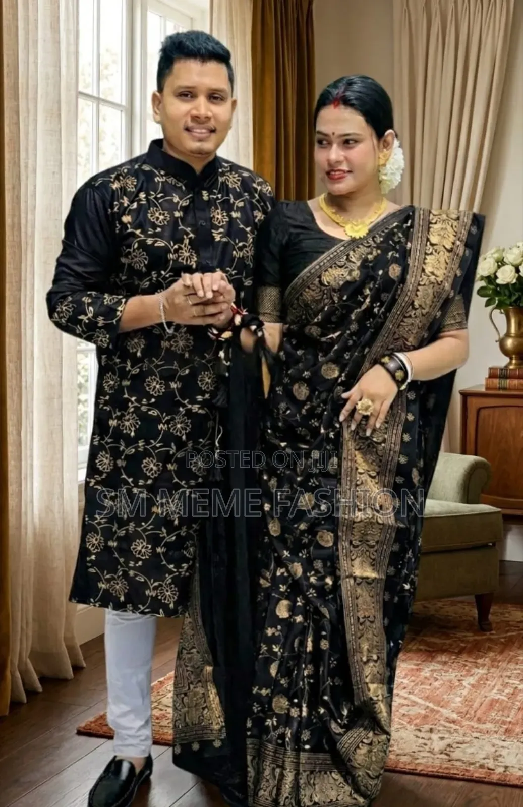 Saree Panjabi Couple Dress With Blouse Piece